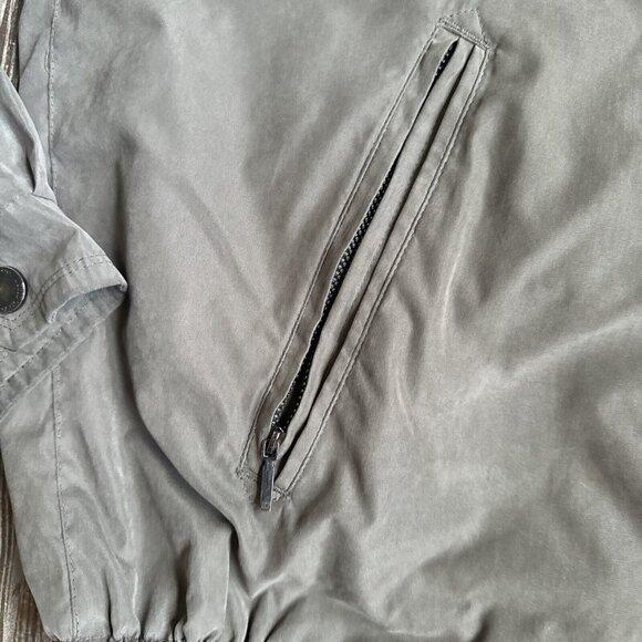 Vintage Mens London Fog Jacket Grandpa Windbreaker Zip Up M Banded 90s Y2K - Picture 3 of 9